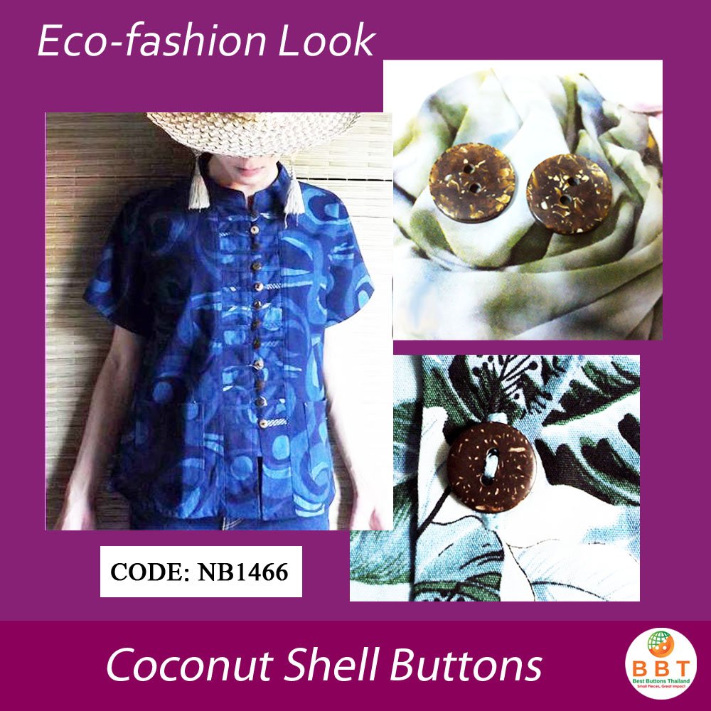 Coconut Imitation Buttons